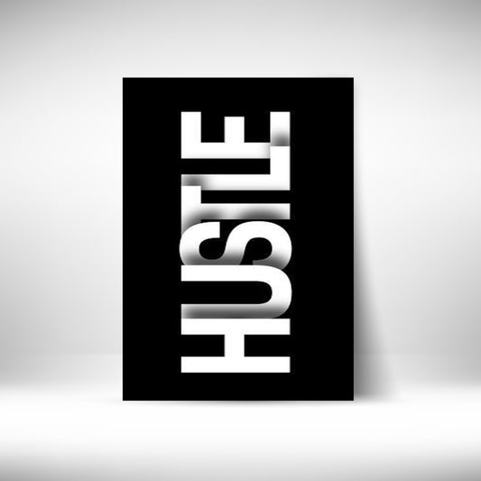 Hustle- Type Wall Postor Posters Postor Shop hustle-type-wall-poster Postor Shop 