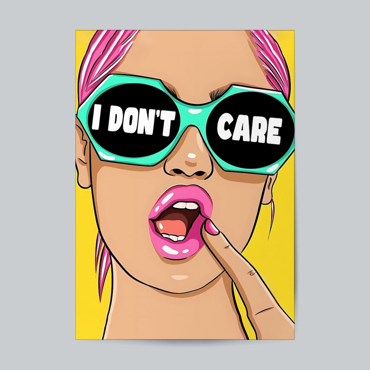 I Don't Care Girls Wall Poster Posters Postor Shop i-dont-care-girls-wall-poster Postor Shop 