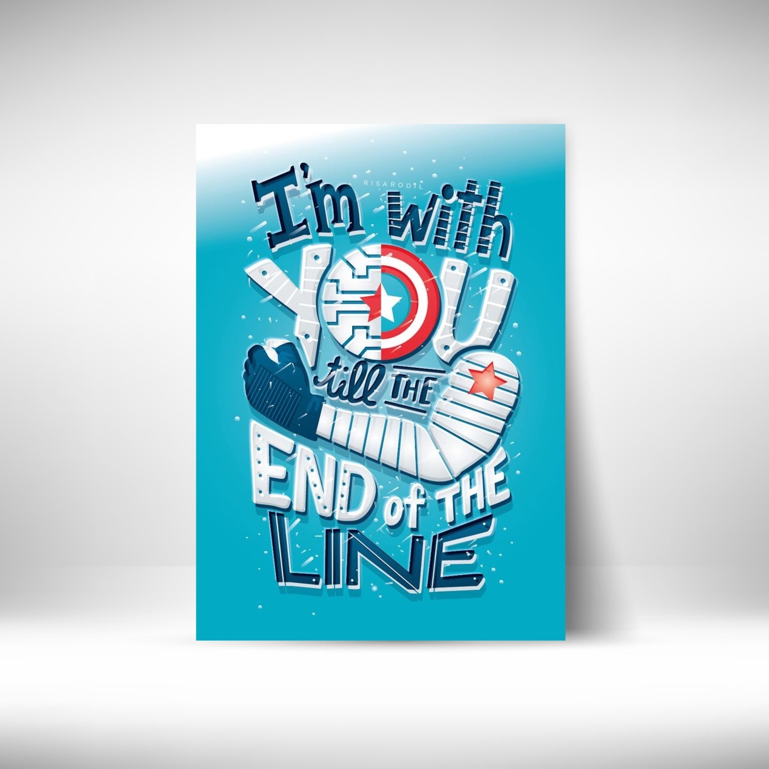 I'm With You Till The End Of The Line Wall Postor Posters Postor Shop im-with-you-till-the-end-of-the-line-wall-poster Postor Shop 