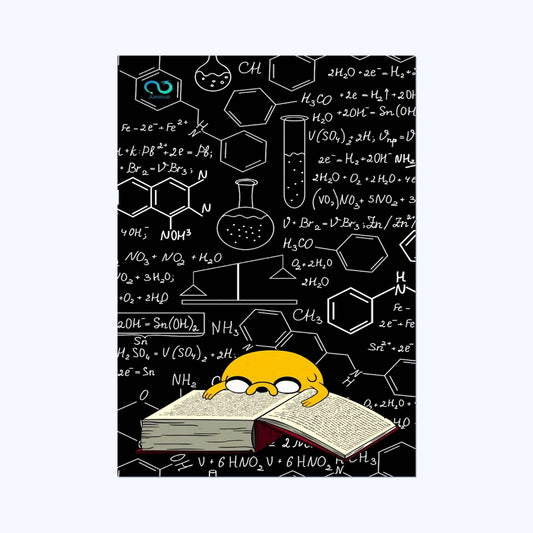 Jake Adventure Time- Abstract Wall Postor Posters Postor Shop jake-adventure-time-abstract-wall-poster Postor Shop 