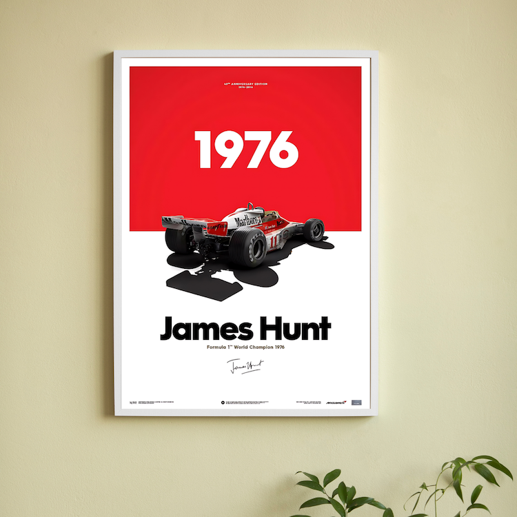 James Hunt Formula 1 Wall Poster Posters Postor Shop james-hunt-formula-1-wall-art-poster Postor Shop