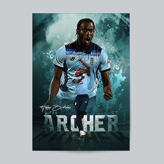 Jofrey Archer #Cricket-01 Wall Poster Posters Postor Shop jofrey-archer-cricket-01-wall-poster Postor Shop 