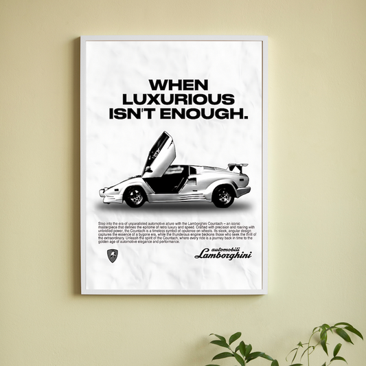 When Luxury Isn't Enough- Lamborghini Countach Wolf of Wall Street Wall Poster Posters Postor Shop jordan-belfort-lamborghini-countach-wolf-of-wall-street-wall-art-paper Postor Shop 