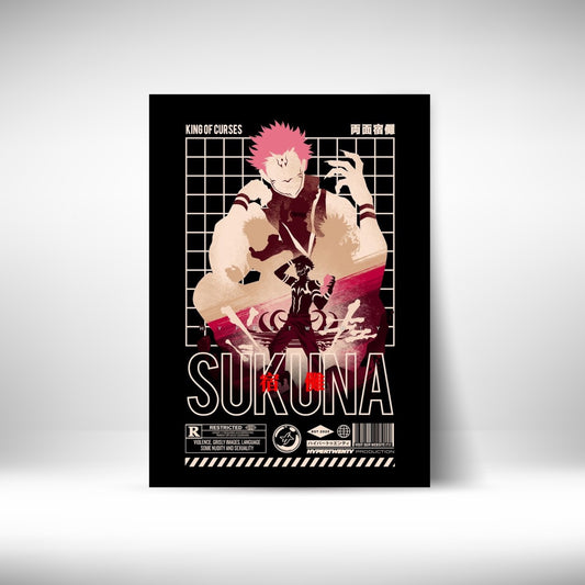 Jujutsu Kaisen Sukuna Wall Postor Posters Postor Shop jujutsu-kaisen-sukuna-wall-poster Postor Shop 