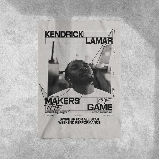 Kendrick Lamar Aesthetic  Wall Postor Posters Postor Shop kendrick-lamar-aesthetic-wall-poster Postor Shop 