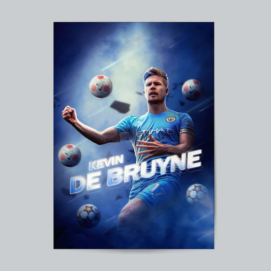 Keniv De Bruyne #Football Wall Poster Posters Postor Shop keniv-de-bruyne-football-wall-poster Postor Shop 