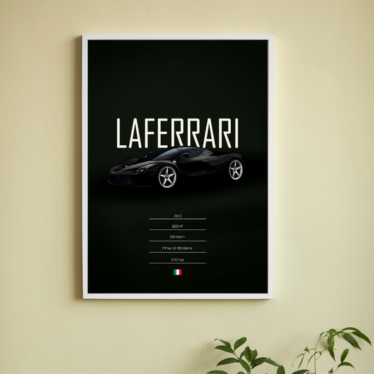 Ferrari LaFerrari Wall Poster Posters Postor Shop ferrari-laferrari-wall-art-poster Postor Shop 