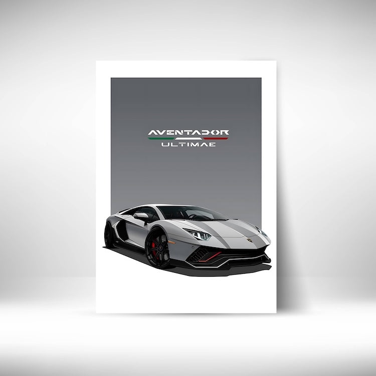 Lamborghini Aventedor Ultimae #Car Wall Poster Posters Postor Shop lamborghini-aventedor-ultimae-car-wall-poster Postor Shop 