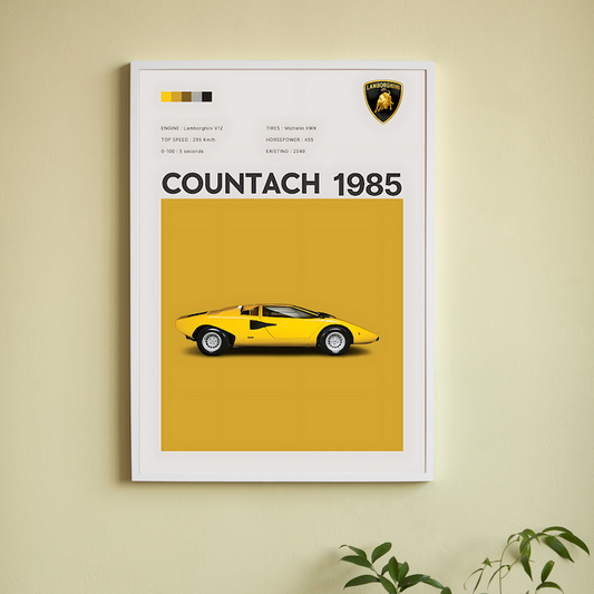 Lamborghini Countach Wall Poster Posters Postor Shop lamborghini-countach-wall-poster-for-room Postor Shop 