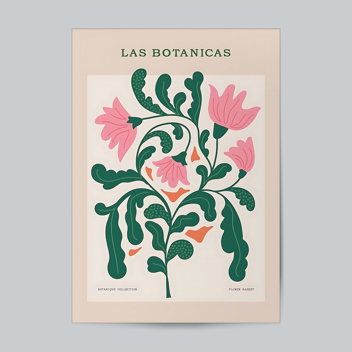 Las Botanicas #Floral Wall Poster Posters Postor Shop las-botanicas-floral-wall-poster Postor Shop 