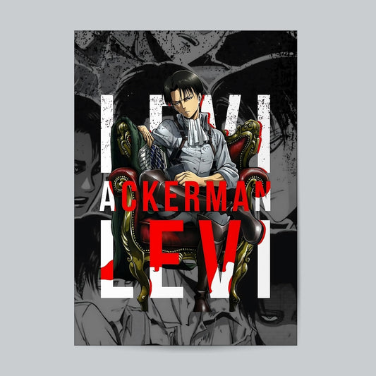 Levi Attack On Titan #Anime Wall Poster Posters Postor Shop levi-attack-on-titan-anime-wall-poster Postor Shop 