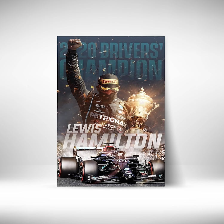 Lewis Hamilton 2020 #F1 Wall Poster Posters Postor Shop lewis-hamilton-2020-f1-wall-poster Postor Shop 