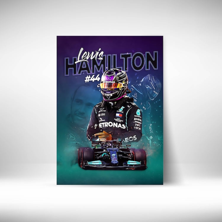 Lewis Hamilton 44 #F1 Wall Poster Posters Postor Shop lewis-hamilton-44-f1-wall-poster Postor Shop 