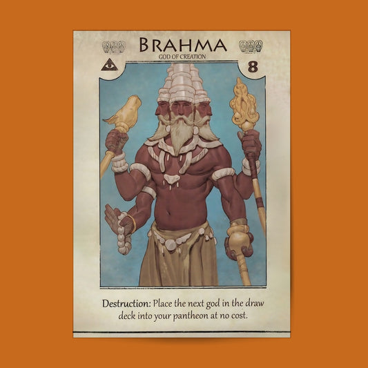 Lord Brahma #Hindu God Wall Poster Posters Postor Shop lord-brahma-hindu-god-wall-poster Postor Shop 