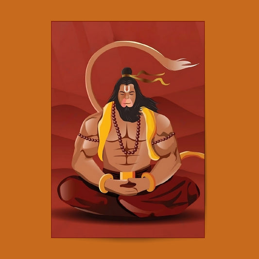 Lord Hanuman -01 #Hindu God Wall Poster Posters Postor Shop lord-hanuman-01-hindu-god-wall-poster Postor Shop 