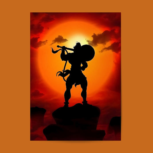 Lord Hanuman 10 #Hindu God Wall Poster Posters Postor Shop lord-hanuman-10-hindu-god-wall-poster Postor Shop 