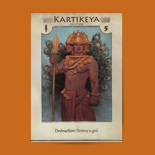 Lord Kartikya #Hindu God Wall Poster Posters Postor Shop lord-kartikya-hindu-god-wall-poster Postor Shop 