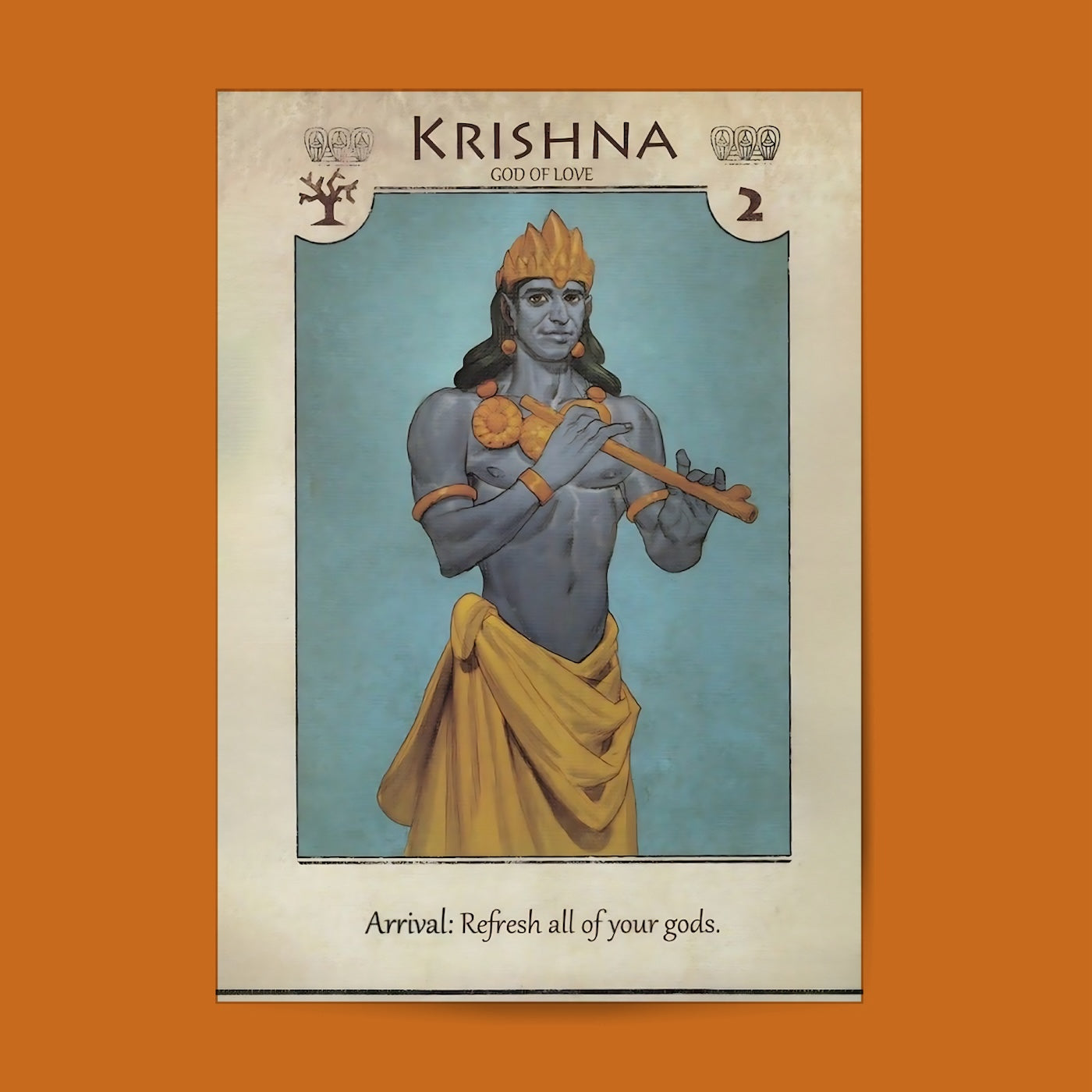 Lord Krishna -02 #Hindu God Wall Poster Posters Postor Shop lord-krishna-02-hindu-god-wall-poster Postor Shop 