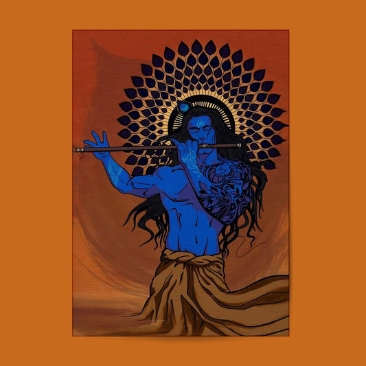 Lord Krishna -03 #Hindu God Wall Poster Posters Postor Shop lord-krishna-03-hindu-god-wall-poster Postor Shop 