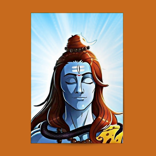 Lord Shiva -06 #Hindu God Wall Poster Posters Postor Shop lord-shiva-06-hindu-god-wall-poster Postor Shop 