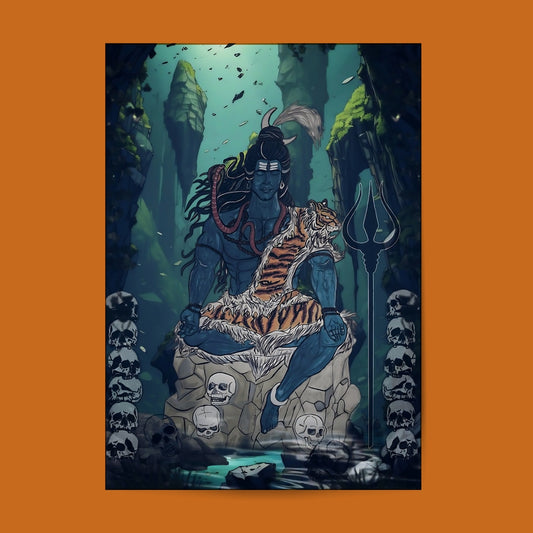 Lord Shiva -10 #Hindu God Wall Poster Posters Postor Shop lord-shiva-10-hindu-god-wall-poster Postor Shop 