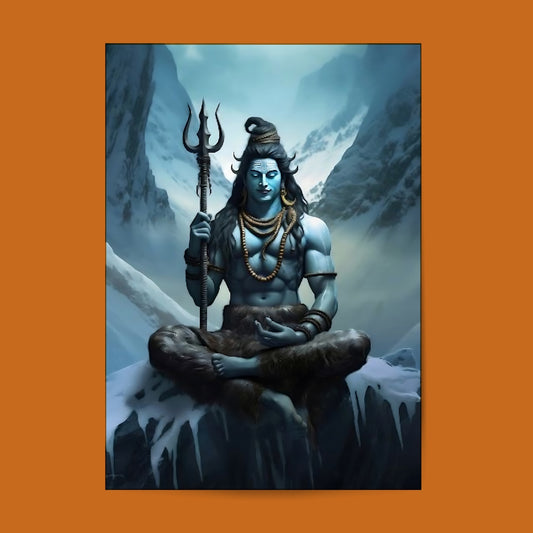 Lord Shiva -13 #Hindu God Wall Poster Posters Postor Shop lord-shiva-13-hindu-god-wall-poster Postor Shop 