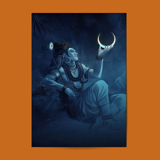 Lord Shiva -14 #Hindu God Wall Poster Posters Postor Shop lord-shiva-14-hindu-god-wall-poster Postor Shop 