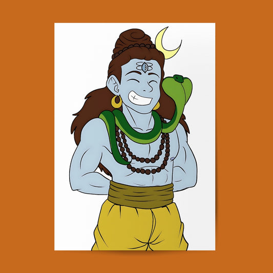 Lord Shiva -18 #Hindu God Wall Poster Posters Postor Shop lord-shiva-18-hindu-god-wall-poster Postor Shop 