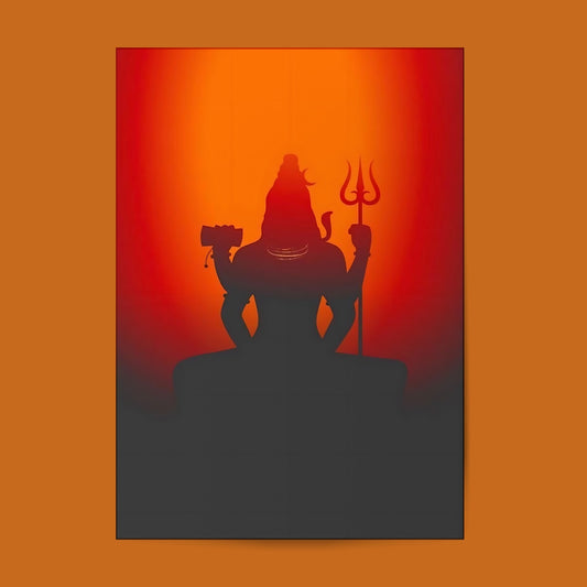 Lord Shiva 02 #Hindu God Wall Poster Posters Postor Shop lord-shiva-02-hindu-god-wall-poster Postor Shop 