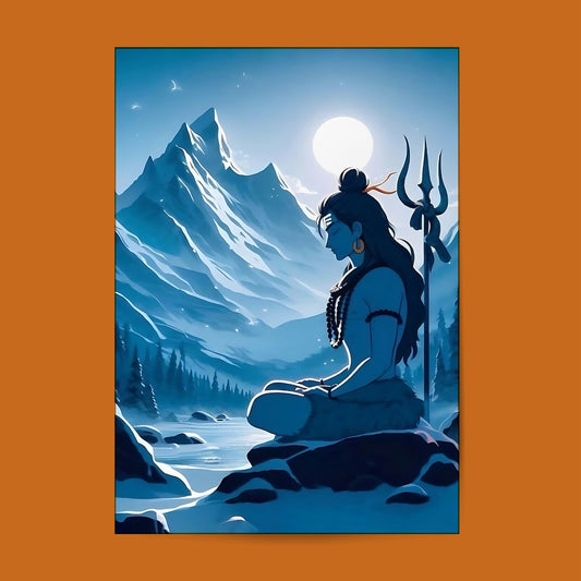 Lord Shiva 26 #Hindu God Wall Poster Posters Postor Shop lord-shiva-26-hindu-god-wall-poster Postor Shop 