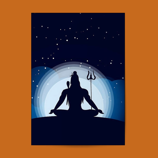 Lord Shiva 27 #Hindu God Wall Poster Posters Postor Shop lord-shiva-27-hindu-god-wall-poster Postor Shop 