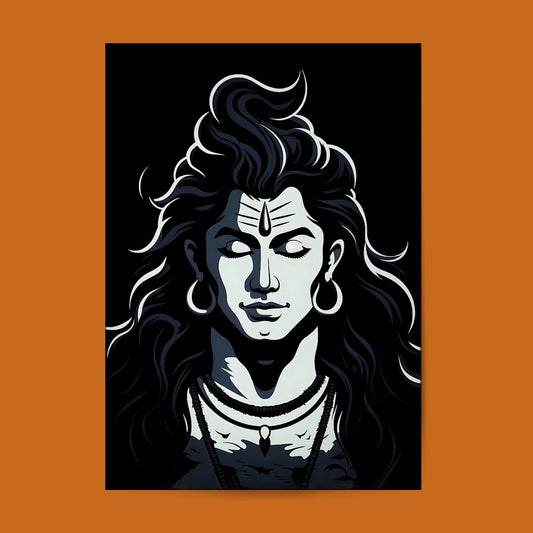 Lord Shiva #Hindu God Wall Poster Posters Postor Shop lord-shiva-hindu-god-wall-poster Postor Shop 