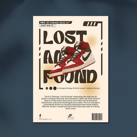 Lost And Found Nike Air Jordan #Sneaker Wall Poster Posters Postor Shop lost-and-found-nike-air-jordan-sneaker-wall-poster Postor Shop 