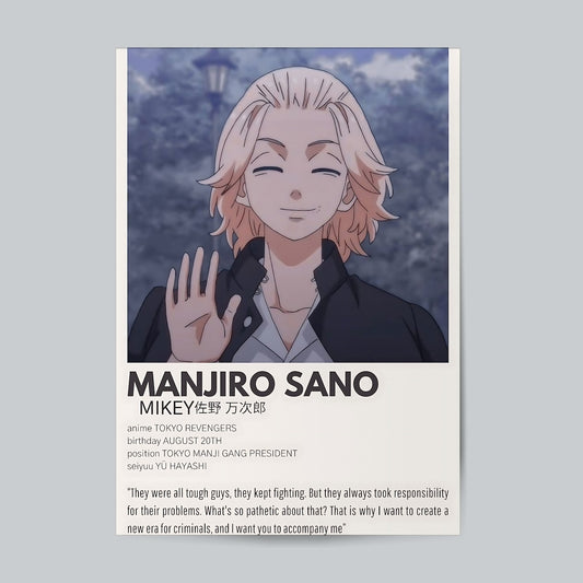 Manjiro Tokyo Revengers #Anime Wall Poster Posters Postor Shop manjiro-tokyo-revengers-anime-wall-poster Postor Shop 