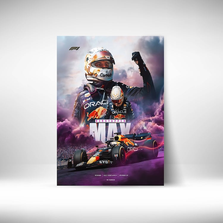 Max Verstappen #F1 Wall Poster Posters Postor Shop max-verstappen-f1-wall-poster Postor Shop 