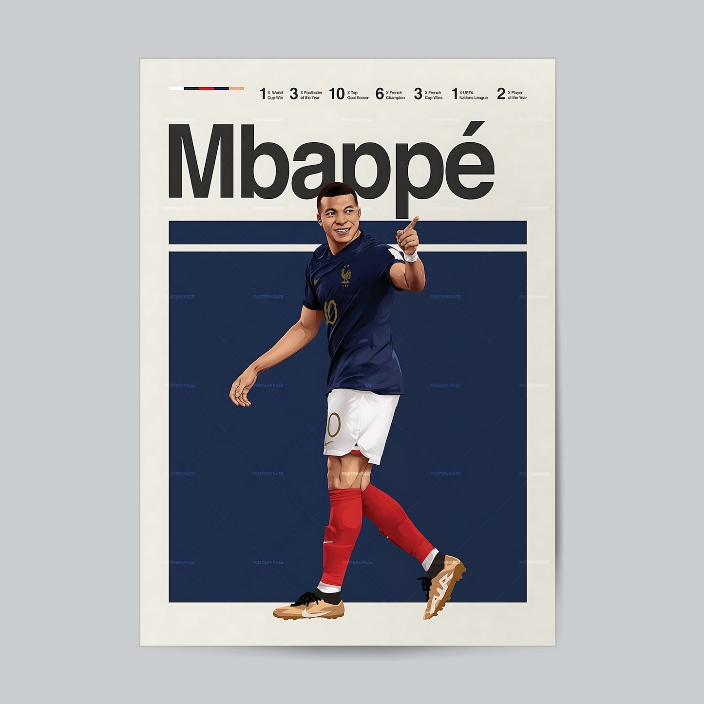 Mbappe #Football-01 Wall Poster Posters Postor Shop mbappe-football-01-wall-poster Postor Shop 