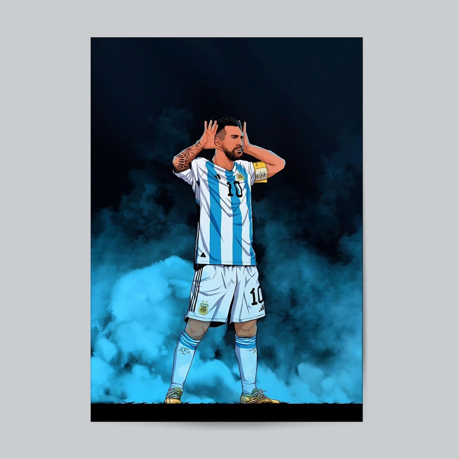 Messi Goat #Football Wall Poster Posters Postor Shop messi-goat-football-wall-poster Postor Shop 