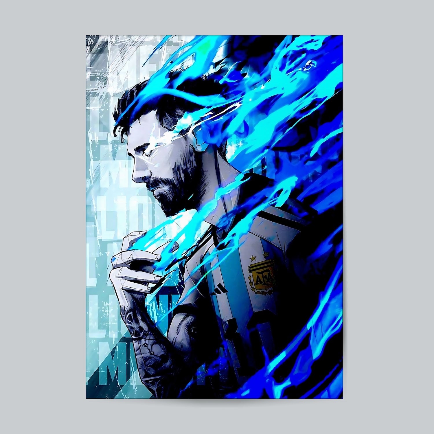 Messi #Football-01 Wall Poster Posters Postor Shop messi-football-01-wall-poster Postor Shop 