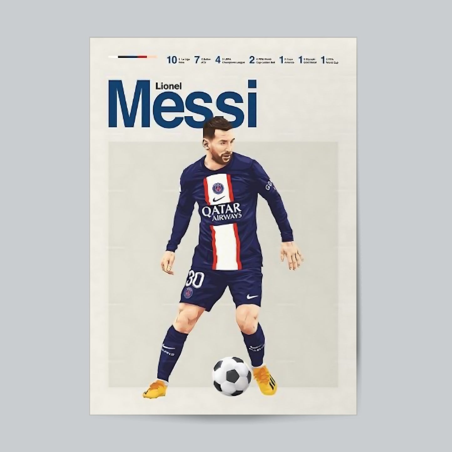 Messi #Football-02 Wall Poster Posters Postor Shop messi-football-02-wall-poster Postor Shop 