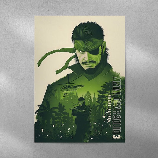 Metal Gears Solid 3- Snake Eater #Wall Postor. Posters Postor Shop metal-gears-solid-3-snake-eater-wall-poster Postor Shop 