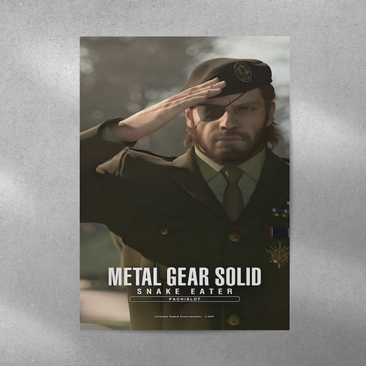 Metal Gears Solid Snake Eater #Wall Postor. Posters Postor Shop metal-gears-solid-snake-eater-wall-poster Postor Shop 