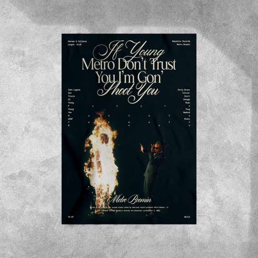 Metro Boomin Wall Postor Posters Postor Shop metro-boomin-wall-poster Postor Shop 