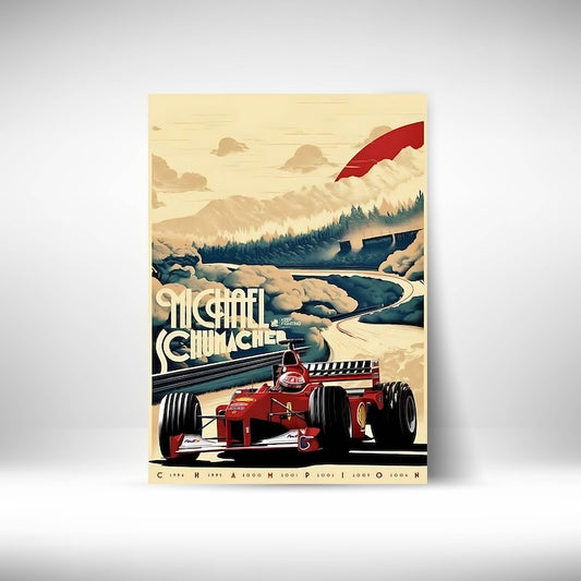 Micheal Schumacher #F1 Wall Poster Posters Postor Shop micheal-schumacher-f1-wall-poster Postor Shop 