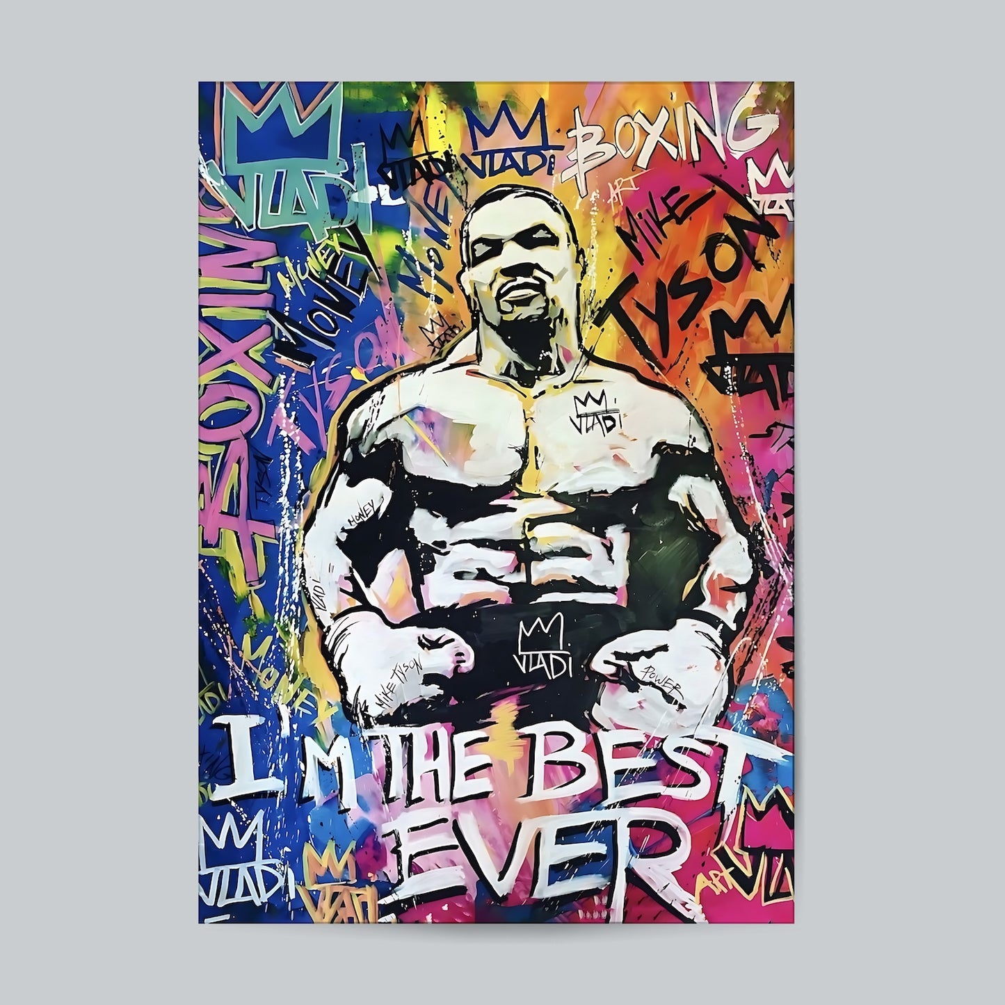 Mike Tyson I'm The Best Ever #Motivation Wall Poster Posters Postor Shop mike_tyson_im_the_best_ever_-motivation_wall_poster Postor Shop 