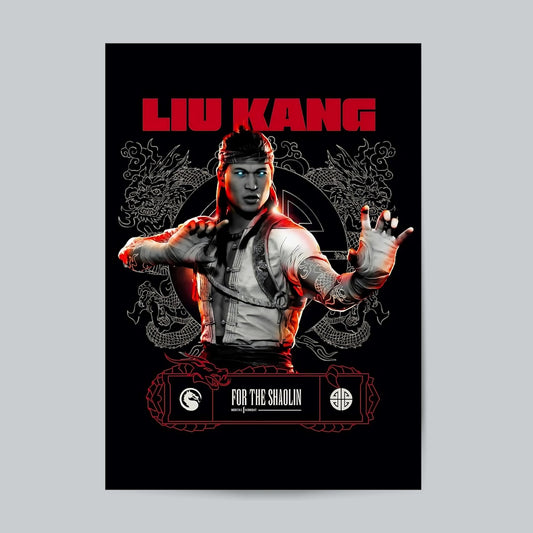 Mortal Kombat Liu Kang #Game Wall Poster Posters Postor Shop mortal-kombat-liu-kang-game-wall-poster Postor Shop 