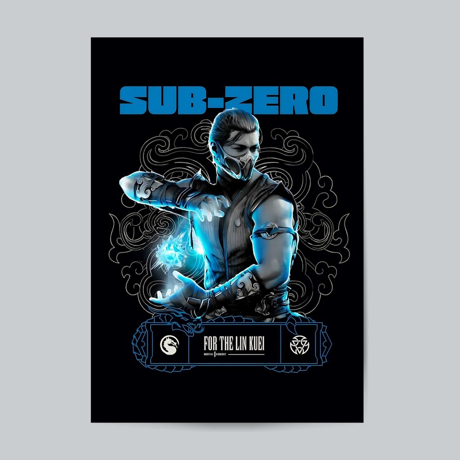 Mortal Kombat Sub Zero #Game Wall Poster Posters Postor Shop mortal-kombat-sub-zero-game-wall-poster Postor Shop 