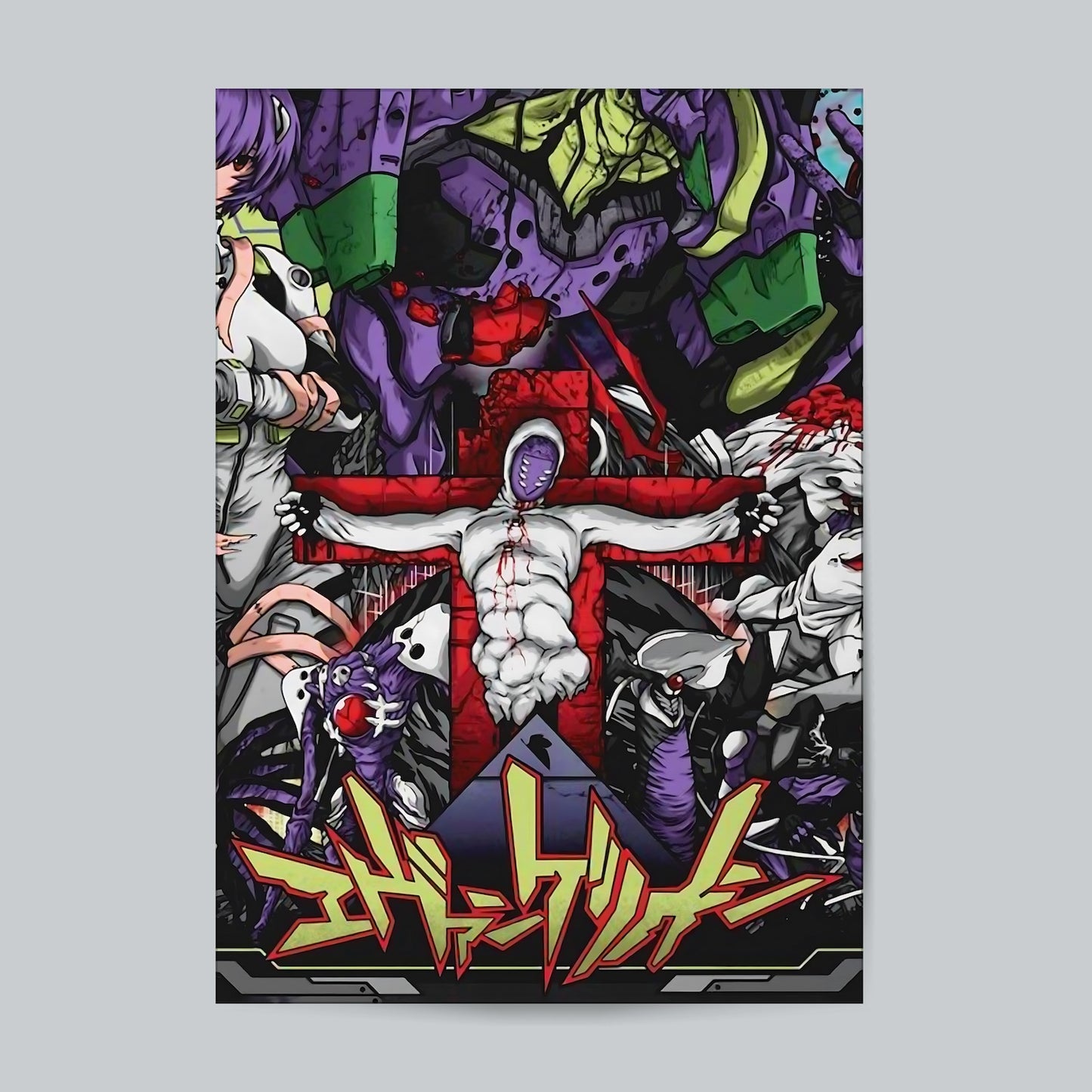 Neon Genesis #Anime Wall Poster Posters Postor Shop neon-genesis-anime-wall-poster Postor Shop 