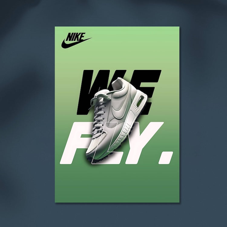 Nike We Fly #Sneaker Wall Poster Posters Postor Shop nike-we-fly-sneaker-wall-poster Postor Shop 