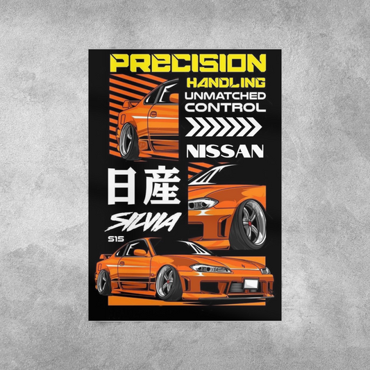 Nissan Silvia Wall Postor Posters Postor Shop nissan-silvia-wall-poster Postor Shop 