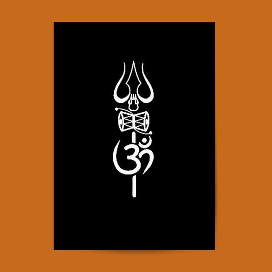 Om Lord Shiva #Hindu God Wall Poster Posters Postor Shop om-lord-shiva-hindu-god-wall-poster Postor Shop 